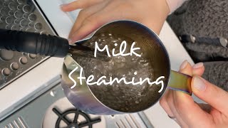 BARISTAJOY ☕️ How to Steam Milk for Latte Art Tulip