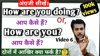 How are you Doing Today Meaning in Hindi/How are you Doing Today का अर्थ या  मतलब क्या है 