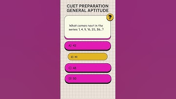 Must-Know MCQs for CUET UG 2025 - General Aptitude - 13 #cuet2025 #cuetpreparation #generalaptitude