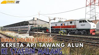 DINAS DOUBLE TRAKSI KERETA API TAWANG ALUN KE STASIUN MALANG || TRAINZ RAILROAD SIMULATOR INDONESIA