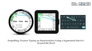 SwipeRing: Gesture Typing on Smartwatches