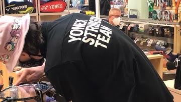 Time Lapse: How to String a Astrox 88D Badminton Racquet