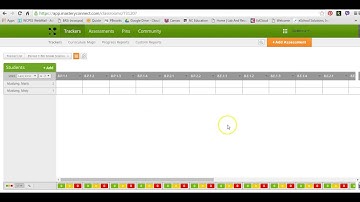 Mastery Tracker, Part 1: Creating a Mastery Tracker