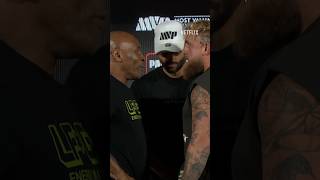 Jake Paul And Mike Tyson Face Off #Netflix