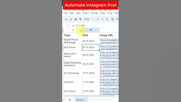 Automate Your Instagram Posts #shorts #instagram #googlesheets #pabblyconnect