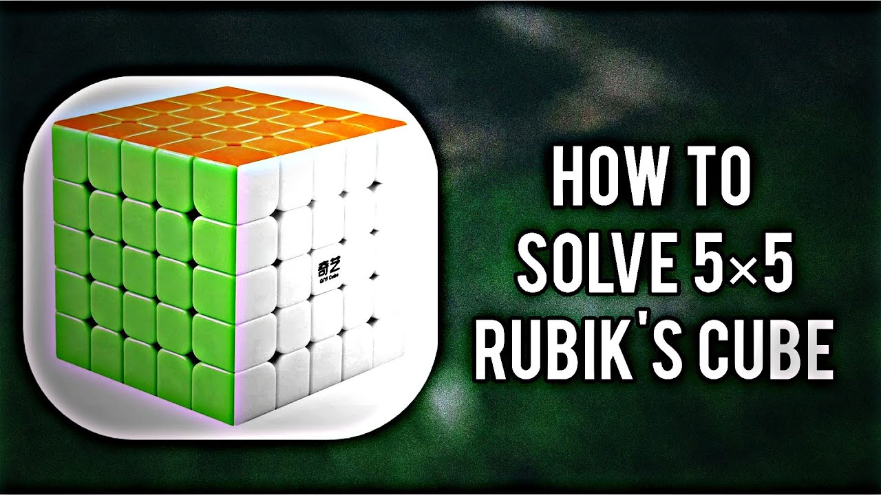 how to solve 5by5 rubik's cube | #1 - YouTube