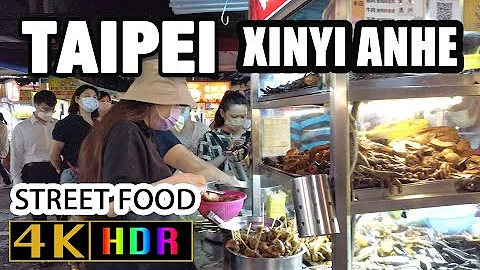 Taipei walk Street food - Linjiang Night Market 08...