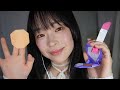 【ASMR】紙のコスメでメイクする