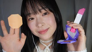 【ASMR】Makeup with paper cosmetics