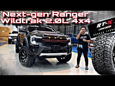 Next genRangerWildtrak4x41 Next gen Everest Wildtrak 4x4 ชุดแต่ง Victor V.1สเกิร์ตรอบคัน ล้อแม็ก Vampire Forged ก้านบางล้อเบา