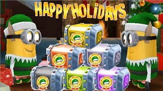 Despicable Me Minion Rush / MERRY MINION MAKERS / HAPPY HOLYDAYS / ALL BOX OPEN Seasonal Event screenshot 4