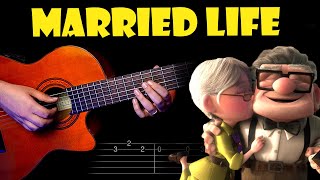 Married Life Theme Guitar Tab | Unlock the Magic ! [EASY] 🌟