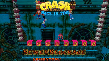 Crash Bandicoot - Back In Time Fan Game: Custom Level: Sewer Blockage By SpeedyTom7