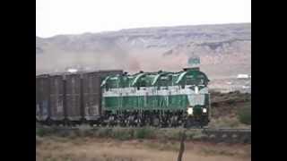 Apache Railway ALCO's Smoking It Up Crossing Highway 377 8-15-12