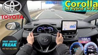 2024 Toyota Corolla Touring Sports 1.8 Hybrid 140 PS TOP SPEED AUTOBAHN DRIVE POV