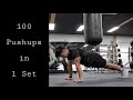 100 Pushups in 1 set | CLEAN REPS ONLY