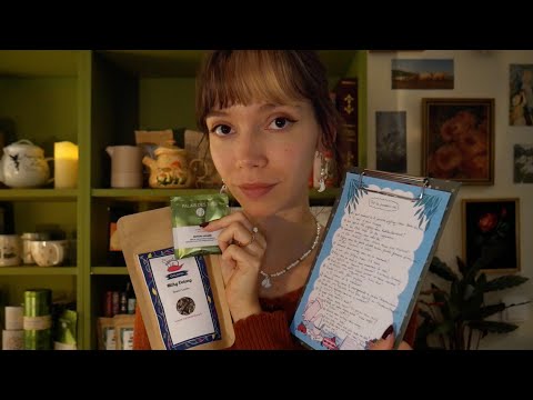 ASMR | RP boutique de thé et test de personnali-thé 🍵