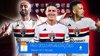 NOVO PES 2023 PPSSPP BRASILEIRÃO