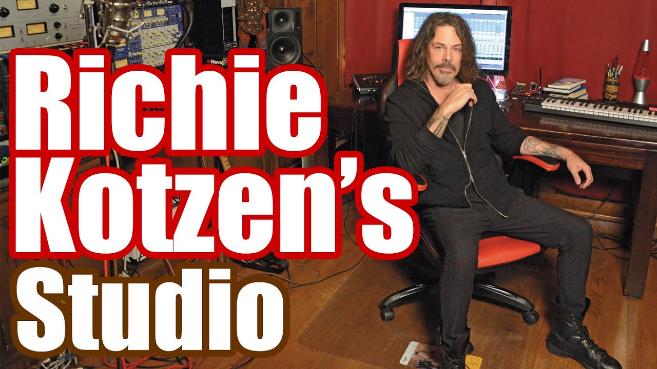 Richie Kotzen's Private Studio / Quick Tour - YouTube