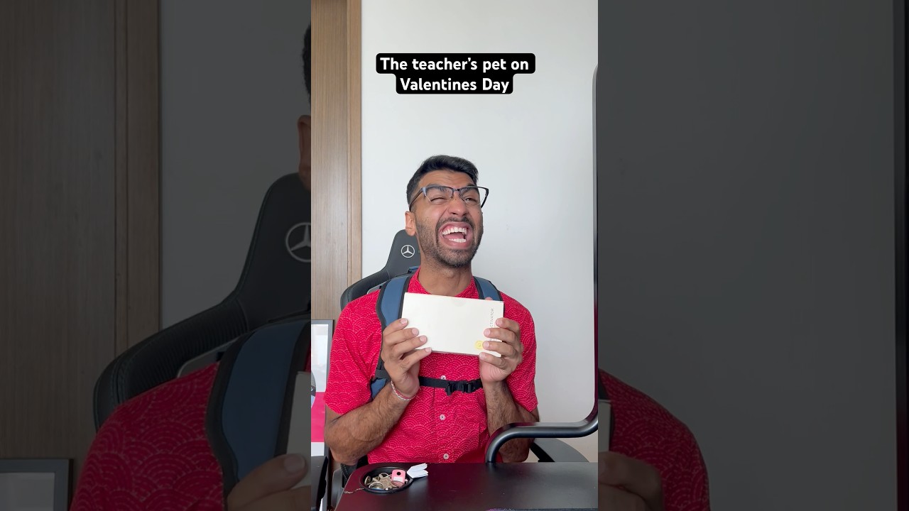 Любимчик учителя на День святого Валентина 😂 