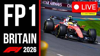 🔴 F1 LIVE: British GP FP1 – Live Timing & Commentary | Silverstone