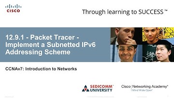 Курс Молодого Бойца Cisco Часть 1 2021 CCNA ITN 12.9.1 Packet Tracer Implement a Subnetted IPv6 Add.