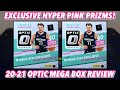 HYPER PINK PRIZMS! | 2020-21 Panini Donruss Optic Basketball Retail Mega Box Review x2 (Walmart)