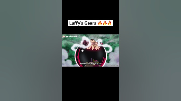 Luffy's Gears 🏴‍☠️🔥