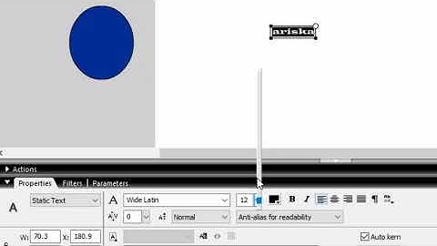 Tutorial Membuat Tulisan Bergerak Menggunakan Aplikasi Macromedia Flash 8