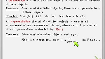 Discrete Structures [Lecture 31 / Segment 2] - Permutations, r-permutations
