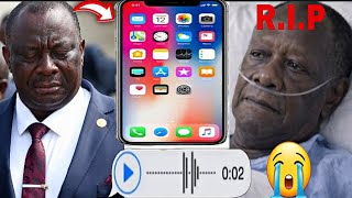 LE TÉLÉPHONE DE ADJOUMANI CONFIRME OFFICIELLEMENT LA MORT DE ALASSANE OUATTARA DANS UN AUDIO