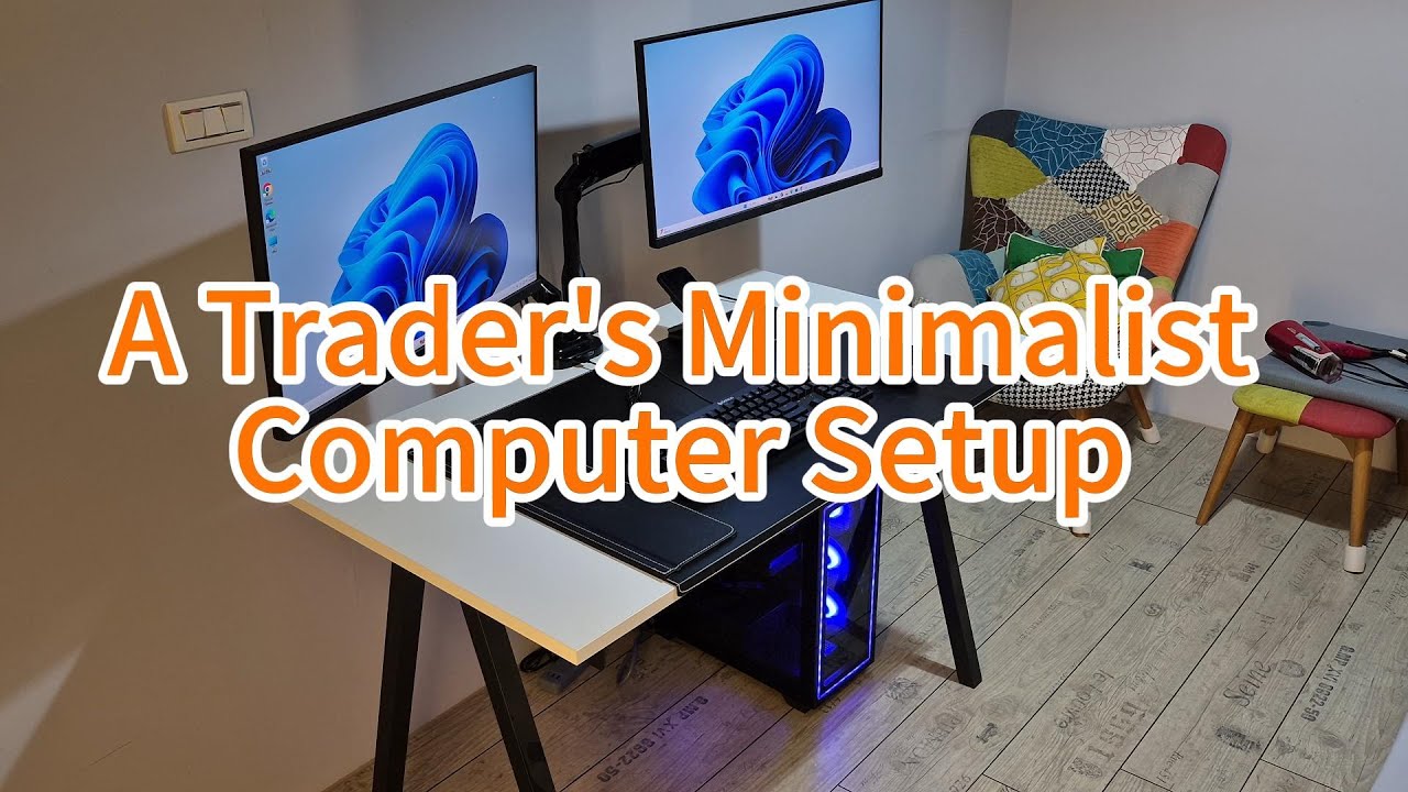 A Trader's Minimalist Computer Setup Minimalist style - YouTube