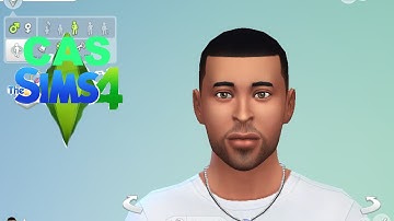 CAS creating myself in the Sims 4