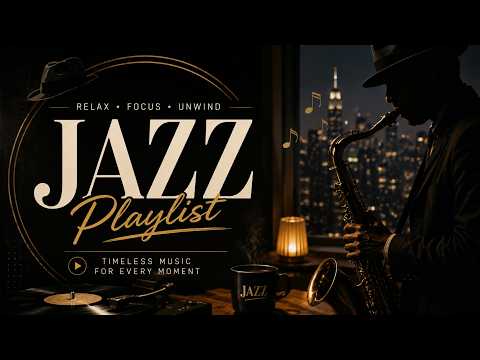 Relaxing Jazz Instrumental Music at Night - Soothing of Sleep Jazz Piano Music & Delicate Jazz Music