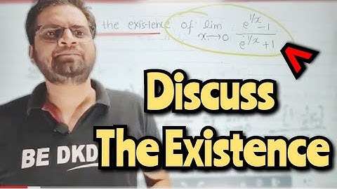 Discuss The Existence of Limit #bedkdian #bsc1stsemester #bsc1styearmaths
