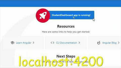 How to create and run new Angular project using CLI