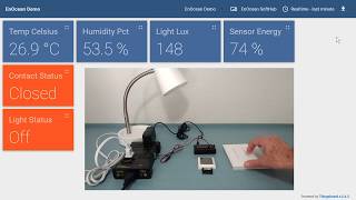 OmnIoT SoftHub BLE beacon support, featuring EnOcean energy harvesting sensors screenshot 2