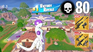 80 Elimination Solo vs Squads Wins (Fortnite Chapter 5 Gameplay Ps4 Controller)