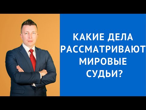 Какие дела рассматривают мировые судьи - Адвокат Москва