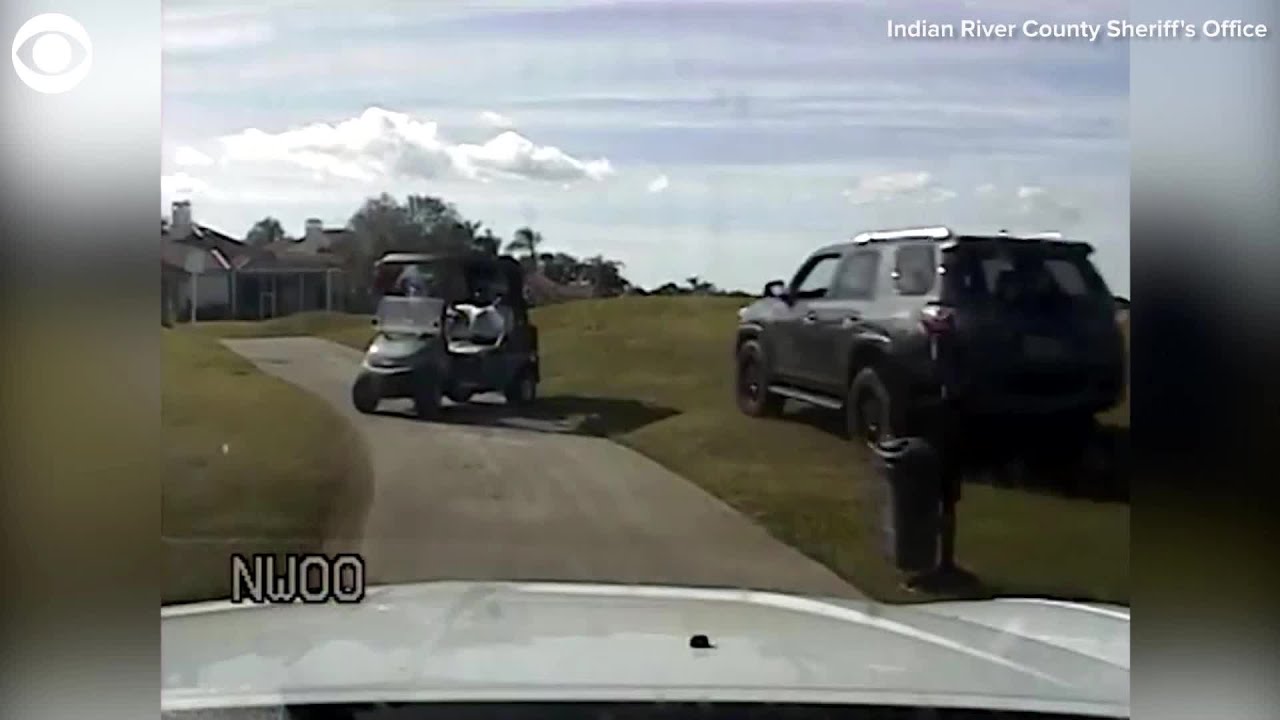 WEB EXTRA: Florida Woman Leads Police On Chase Through Golf Course ...