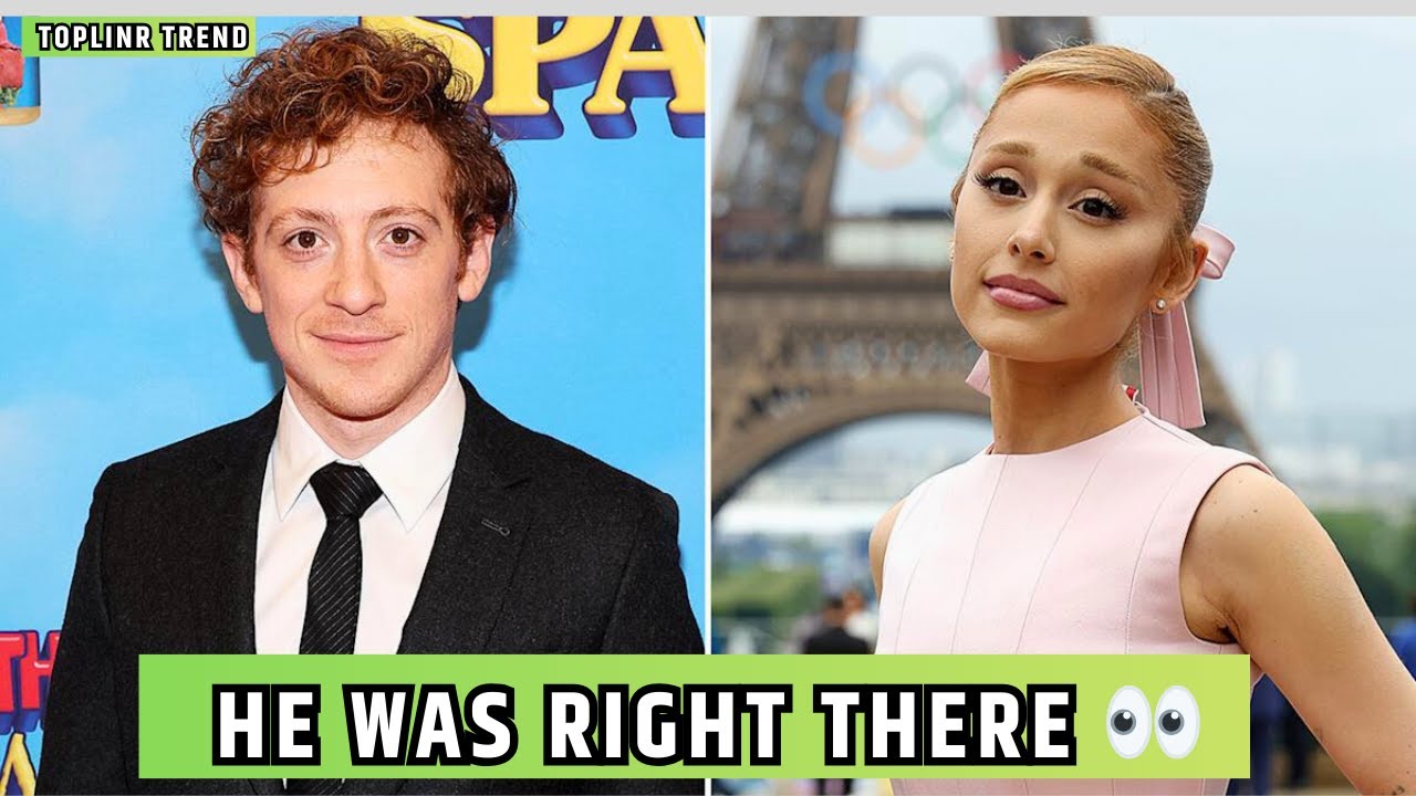 Ethan Slater Supports Ariana Grande During SNL Hosting Gig