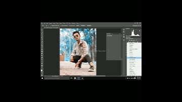 Red End Blue Color Grading in Photoshop | Dark Orenge Presets A2Z PICTURE