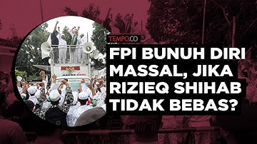 Benarkah Ini Foto FPI Deklarasi Bunuh Diri Massal Jika Rizieq Shihab Tak Dibebaskan?