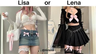 LISA OR LENA 💗 - TASTY SNACKS & EARRINGS & OUTFITS - @helena035