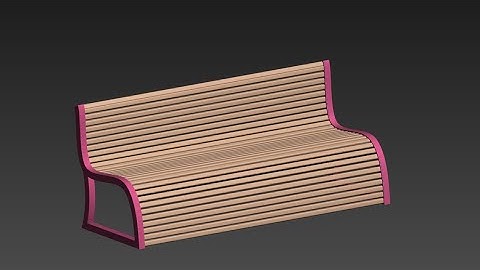 easy way to create street bench in #3ds max
