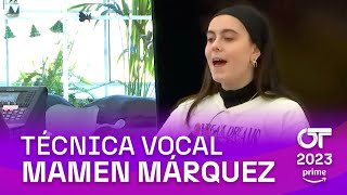 CLASE de TÉCNICA VOCAL con MAMEN (21 diciembre) | OT 2023