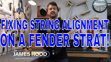 Quick Fix Tips - Fixing String Alignment on a Fender Stratocaster