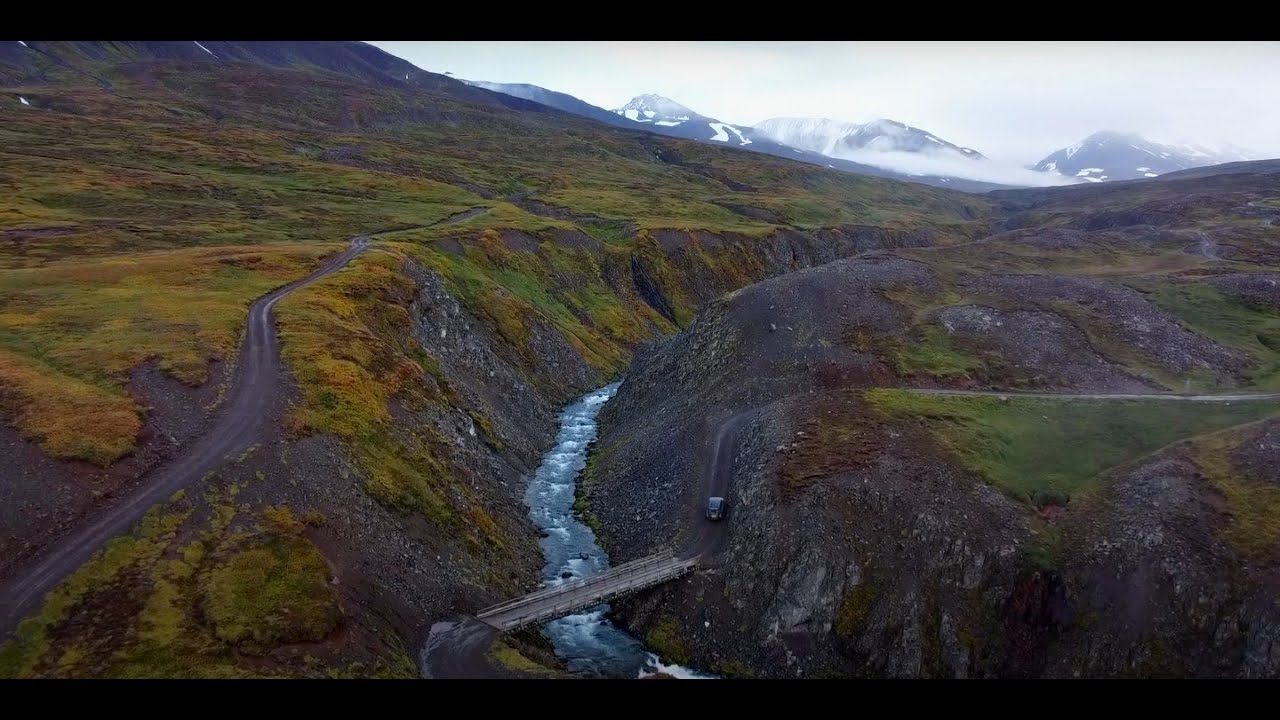 Road F839, Iceland (with Nissan Pathfinder R51) — Leirdalsheiðarvegur, Iceland — video poster