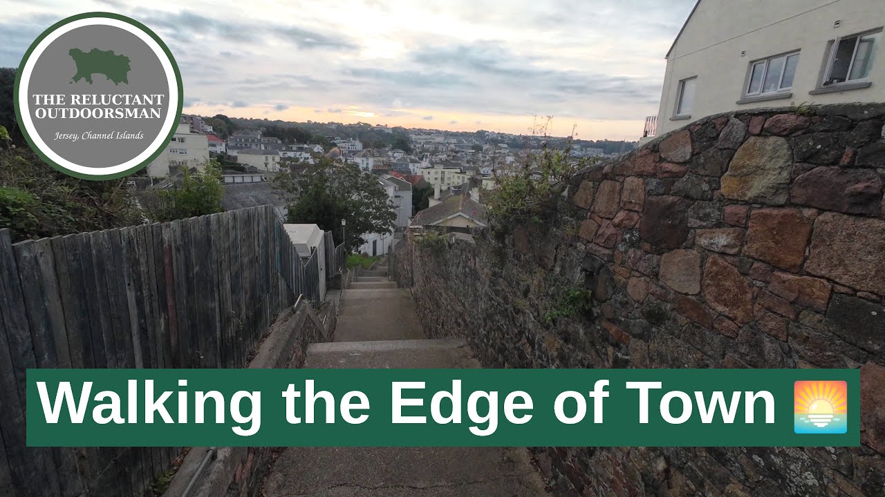 Утренняя прогулка по Сент-Хелиеру – прогулка по городу | Часть 1 🏙️