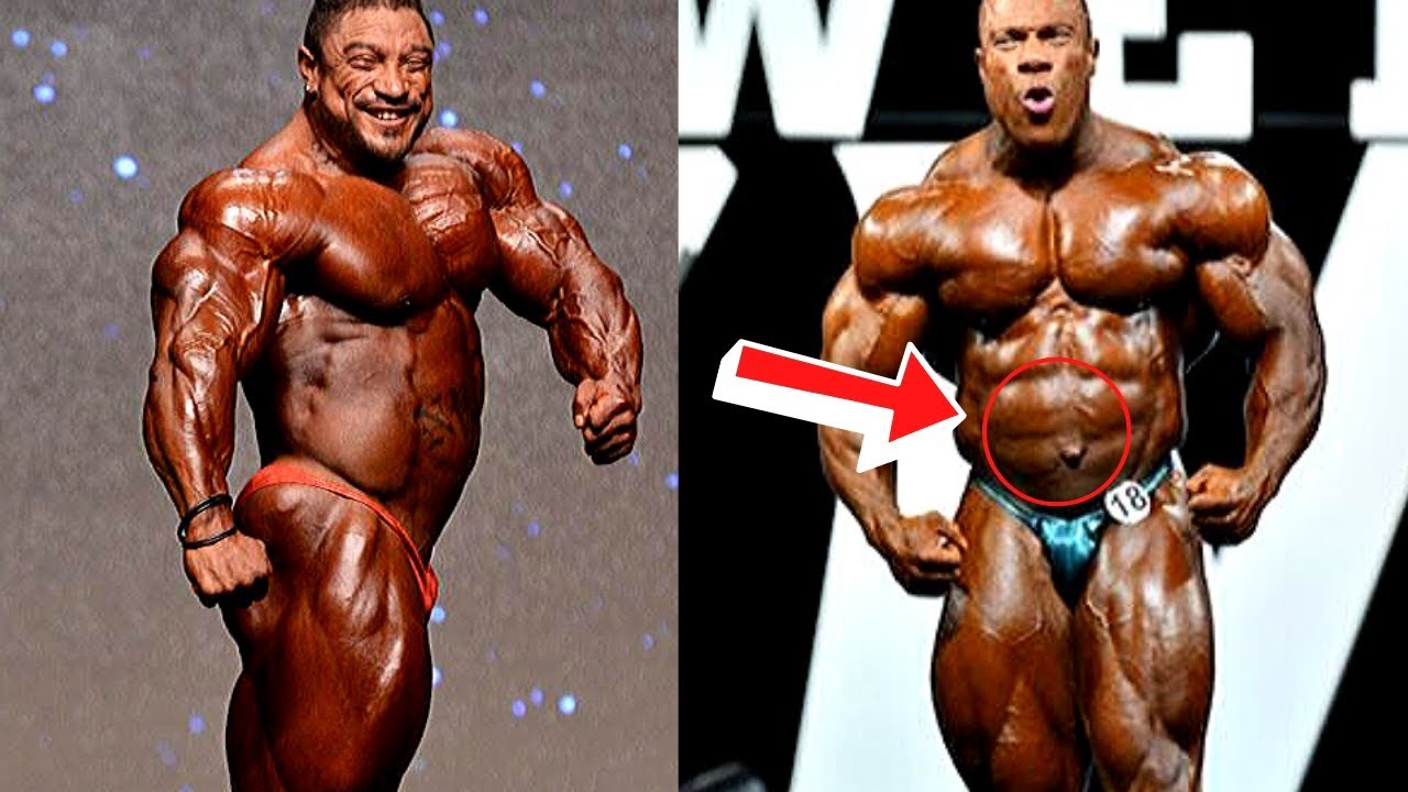 bodybuilding gut, bodybuilding bubble gut, phil heath gut, roelly winklaar ...